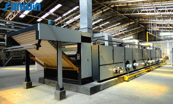 Oil Heated Tubular Knit Drying Machine In Textile Industry 2-6 Chamber