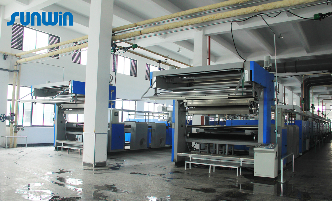Eco Horizontal Chain 100m/Min Thermal Setting Stenter Finishing Machine In Textile